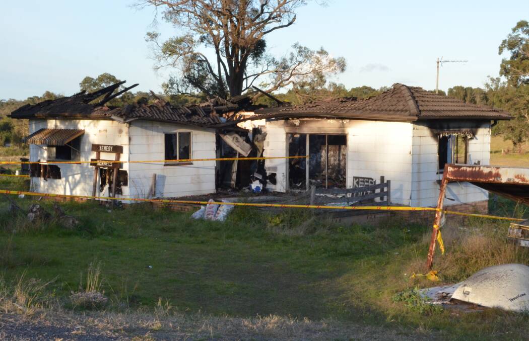 A vacant house on Hart Road, Loxford was destroyed by fire on Thursday morning.