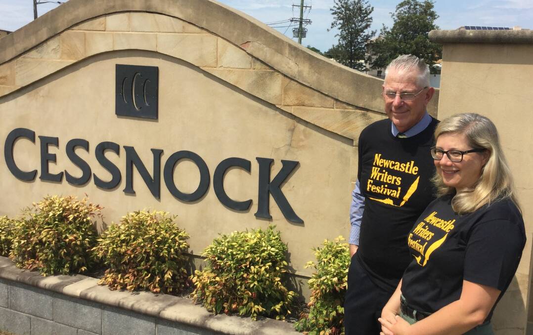 BRANCHING OUT: Cessnock mayor Bob Pynsent and Newcastle Writers Festival founding director Rosemarie Milsom, excited to be bringing the festival to Cessnock.