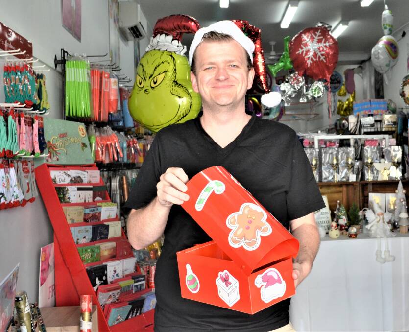 TRADITION CONTINUES: Clint Ekert from Balloon Worx, the new drop-off point for the Advertiser's Letters to Santa.
