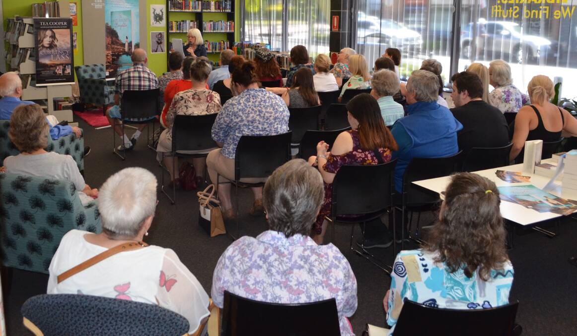 BUSY: About 40 people attended Téa Cooper's author talk at Cessnock Library on Thursday. Picture: Krystal Sellars