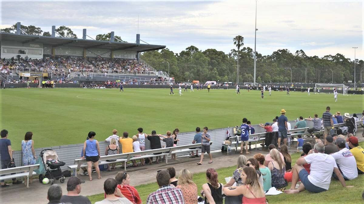 SHOWCASE: Cessnock Sportsground (pictured during the Japan vs Auckland City clash in 2015) will host the Junior Matildas' qualifying matches for the 2022 AFC under-17s women's championships in April next year.