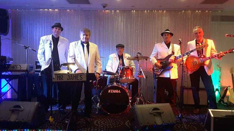 VINTAGE: The Mr James Band will perform at the High School Prom dinner dance at Hunter Valley Hotel Academy on March 24, and on the Rotary Park main stage on March 25.