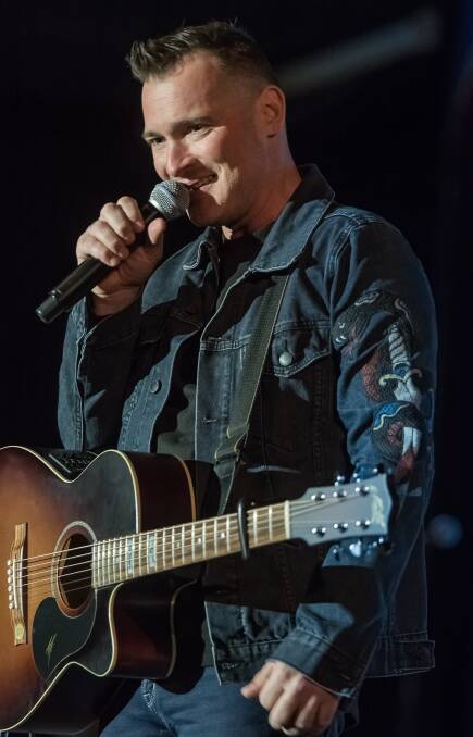 STAR: Adam Brand will perform at Country at the Camp at Branxton on Saturday.