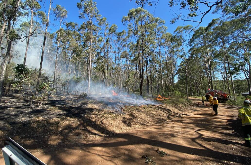 MEASURES: National Parks and Wildlife recently conducted a hazard reduction burn at First Street in Werakata National Park. Picture: National Parks and Wildlife Service