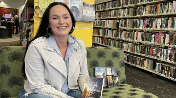 HUMBLED: Cessnock author DJ Blackmore with her fourth novel, 'Wish Me Gone', which will be released on September 7. Picture: Krystal Sellars