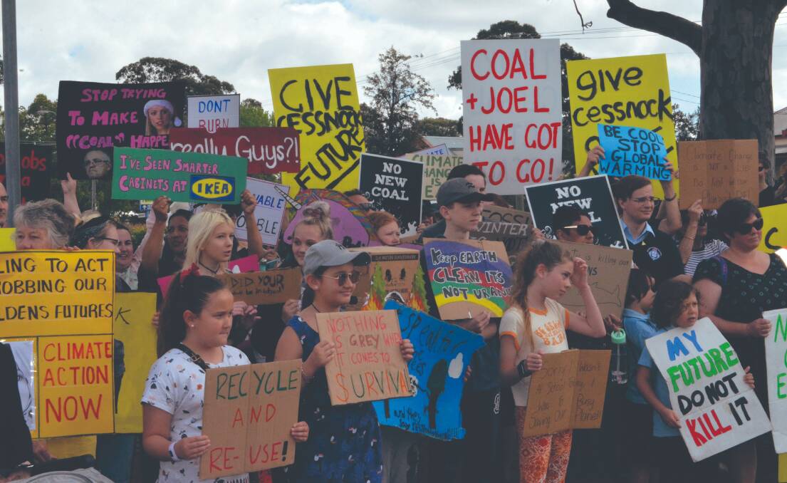 A DIFFERENT TIME: About 200 people attended last year's School Strike 4 Climate in Cessnock. At this stage, this year's event will be conducted online. 