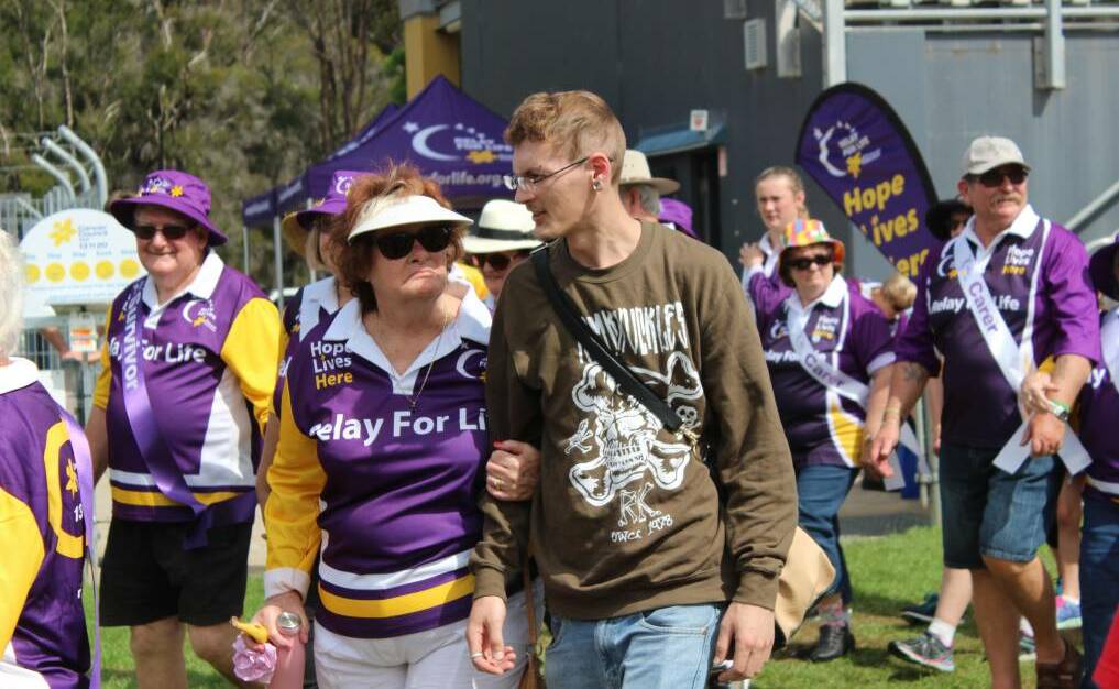 GREAT EFFORT: Walkers at the 2018 Cessnock Relay For Life. Picture: Stephen Bisset