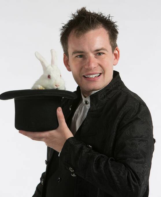 SPECTACULAR: Joel Howlett, of JD's World of Magic, will perform two Christmas-themed shows at Cessnock Performing Arts Centre on December 19.