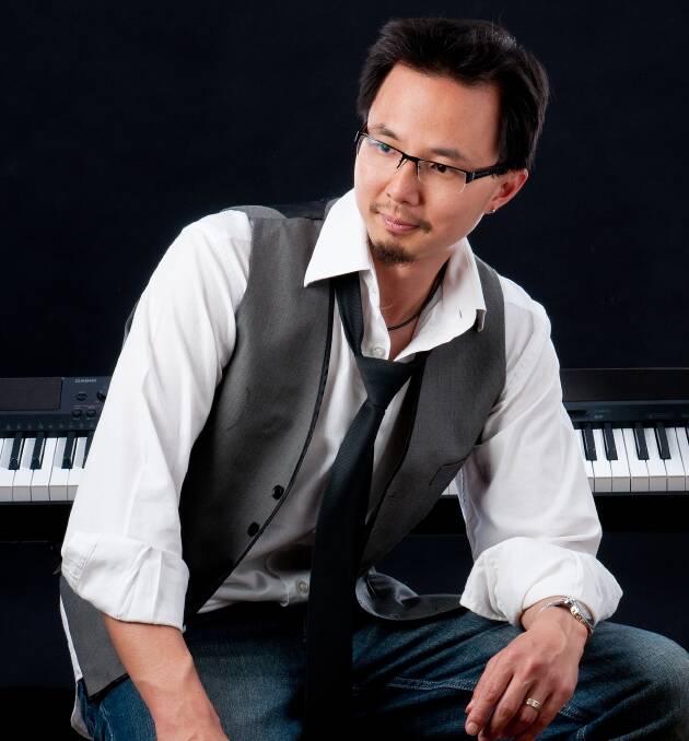 LOVE OF MUSIC: Jazz pianist Terence Koo (pictured) will join Andrew Wallace (double bass) and Rob Coxen (drums) at CPAC Studio Sounds on November 6.
