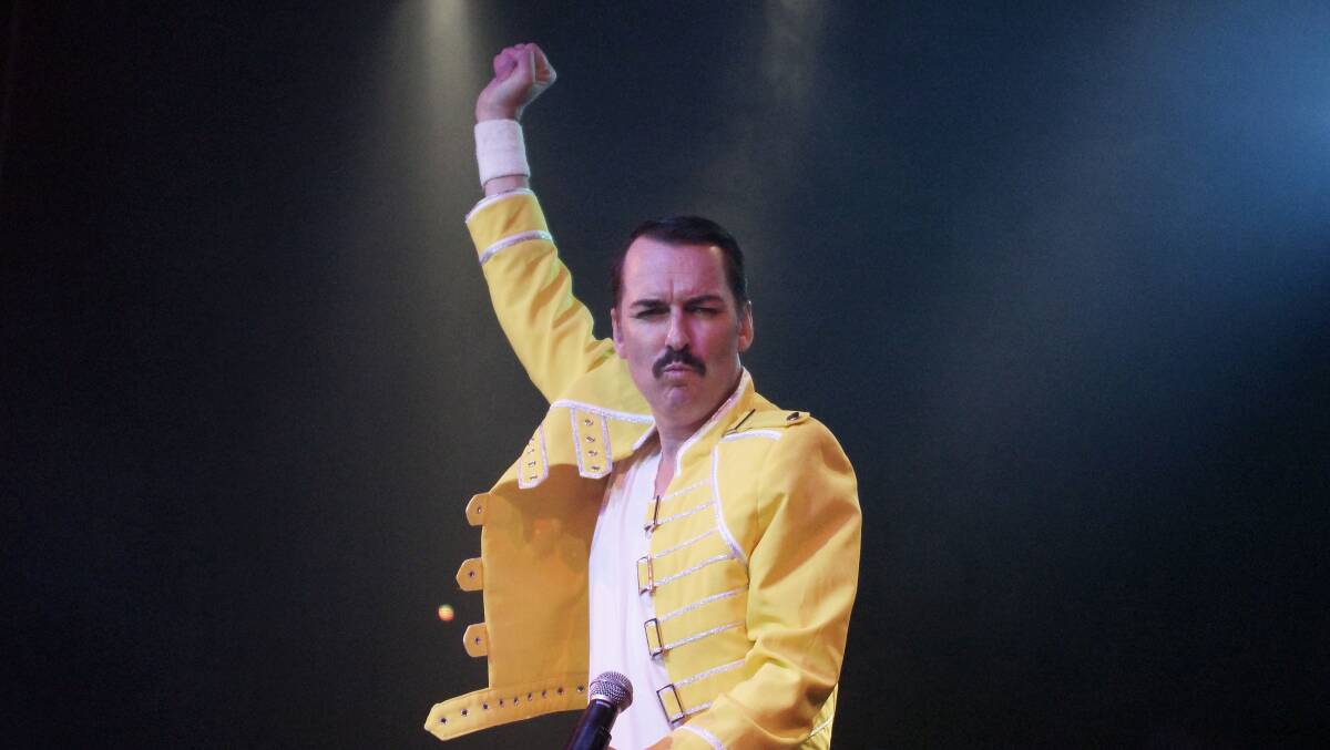 GREATEST HITS: Internationally-renowned Freddie Mercury impersonator Thomas Crane stars in Queen - Bohemian Rhapsody.