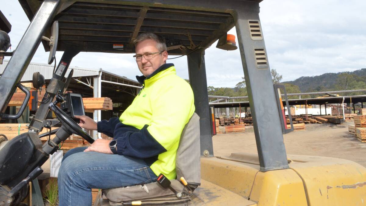 EFFICIENT: Sweetman's Timber general manager Luke Crump says the new technology has transformed the business.