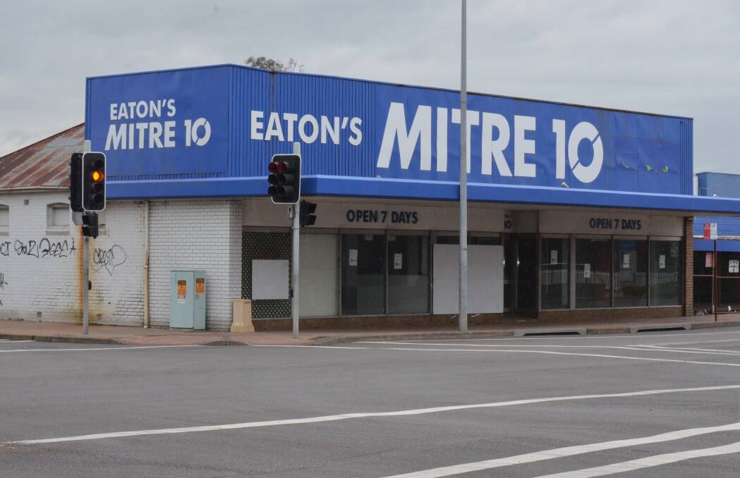 PLANS: The site of the proposed new McDonald's restaurant (formerly Eaton's Mitre 10) in Vincent Street, Cessnock.