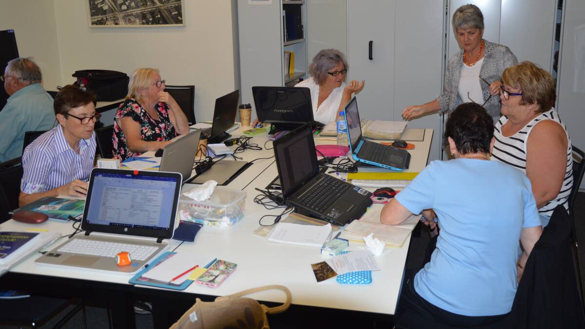 RESEARCH: A recent family history workshop at Cessnock Library.