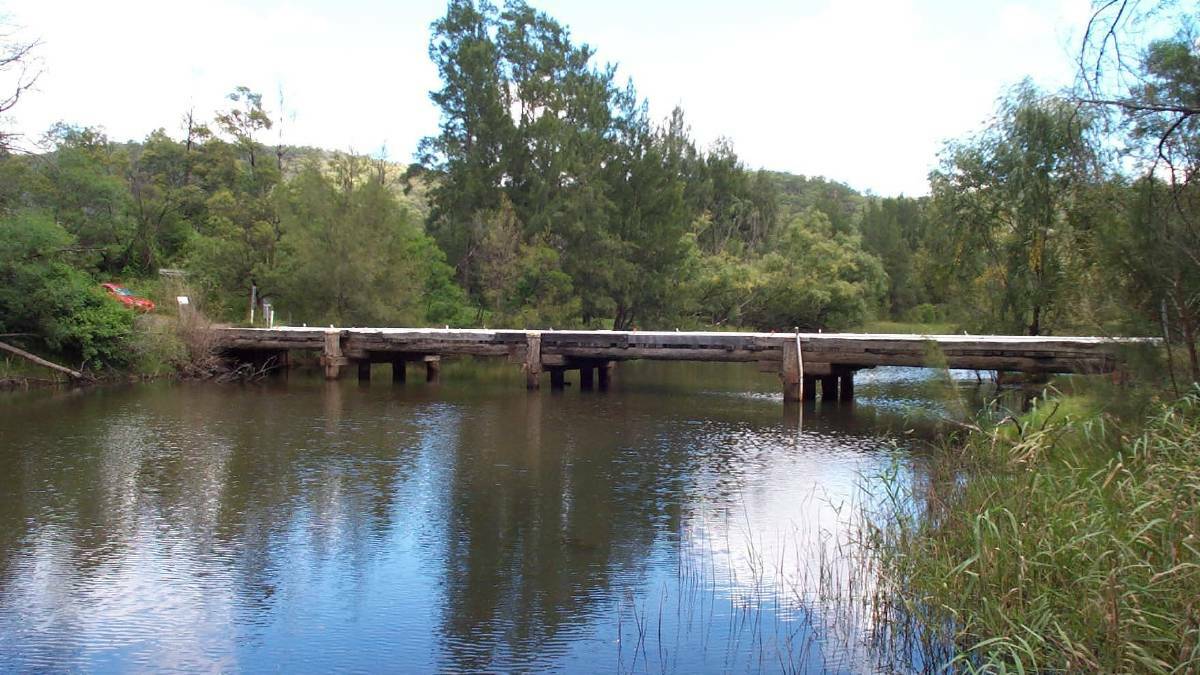 HISTORIC: Paynes Crossing bridge, on the road from Wollombi to Broke, will be replaced soon.