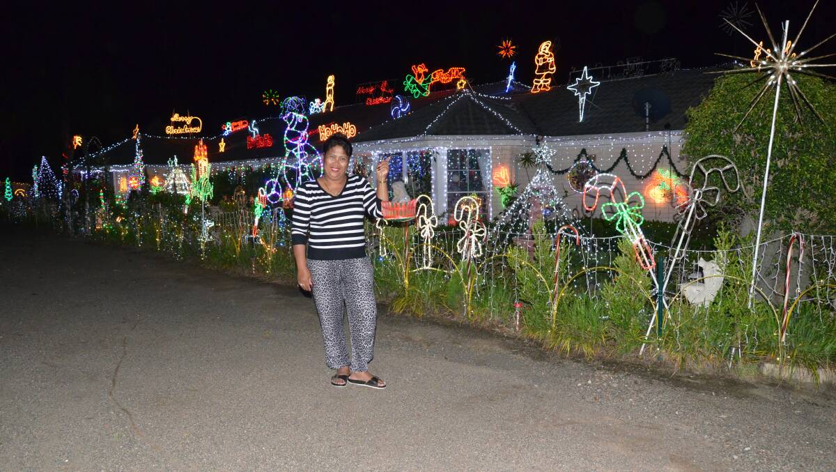 DAZZLING: Cely Relf outside her Nulkaba home in December 2015. Picture: Sage Swinton