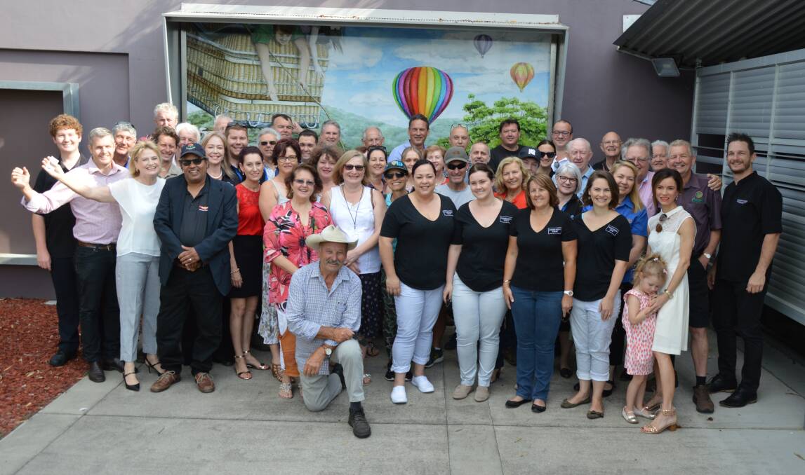BOOSTING TOURISM: Supporters of the Hunter Valley Wine and Tourism Alliance's destination marketing campaign, pictured at the Hunter Valley Visitor Centre on Friday.
