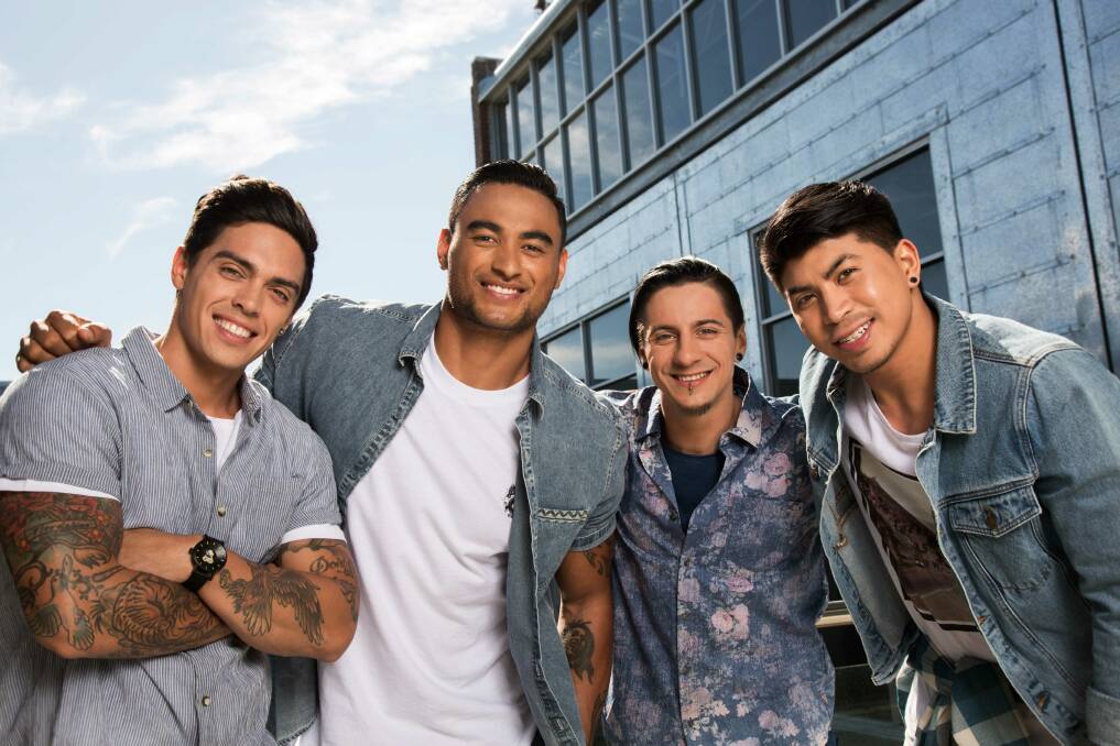 AWESOME FOURSOME: Australian pop sensation Justice Crew will bring their tour to Cessnock Performing Arts Centre on June 3.