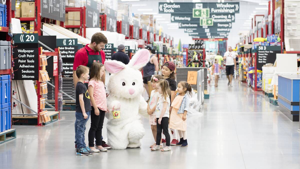The Easter Bunny may make an appearance at Bunnings Warehouse Cessnock on Thursday night.