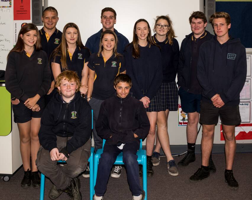 ACTION: Cessnock High Interact Club members (back) Tiarne Tattersall, Zac Tattersall, Gorgia Dunnicliff, Kyle Gosper, Tarnee White, Catelyn Sumners, Katelyn Hafey, Michael Hawkins and Jeremy Noone, (front) Daniel Hunter and Jack White.