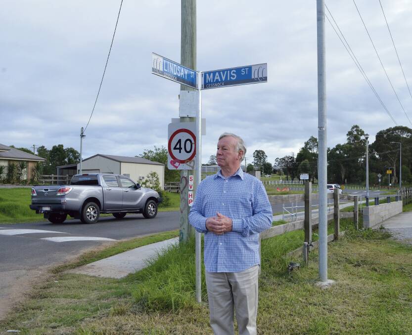 GUTTED: Mavis Street resident John Sharples hopes the State Government will reconsider its decision to pull the pin on the plans for a new entrance to Cessnock jail.