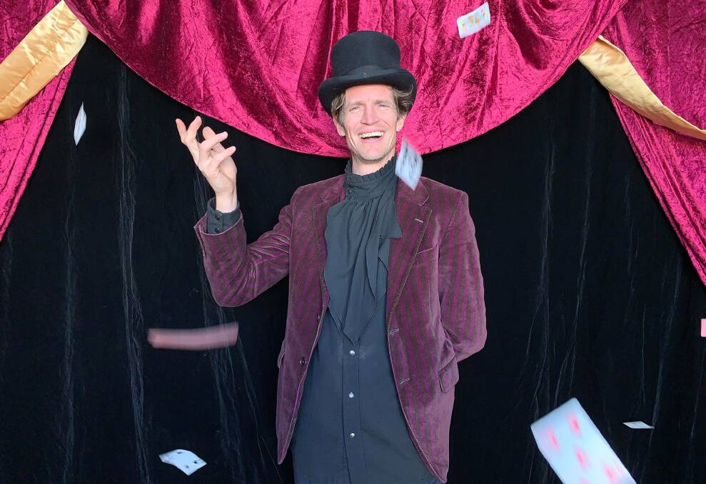 MASTER OF ILLUSION: Orson the Magician is part of the Magic Christmas Circus, which arrives at Cessnock Showground on December 13.