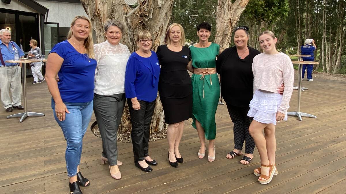 STRONG: Hundreds of women gathered in Murrook Cultural Centre for the annual International Women's Day Breakfast hosted by MPs Kate Washington and Meryl Swanson. 