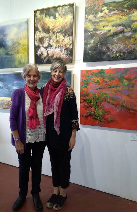 COLLABORATION: Diana Baker and Sylvia Roberts are holding an exhibition at Wollombi's Old Fireshed Gallery until September 29.