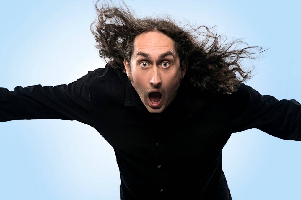 LAUGHS: Ross Noble will bring his latest show, On the Go, to Cessnock Performing Arts Centre this Thursday night.