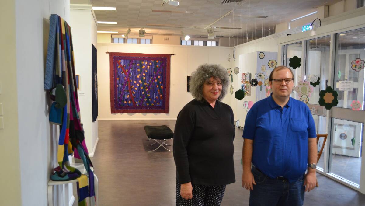 WINDING UP: Cessnock Regional Art Gallery chairperson Katrina Rose and treasurer Brad Fenning say the gallery will close by the end of this year.