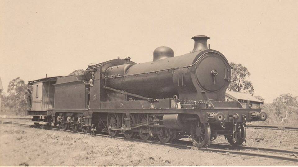 HISTORIC: The former World War I locomotive when it was in service with Richmond Vale Railway as ROD 23. The restored locomotive will be unveiled at the railway museum on Saturday.