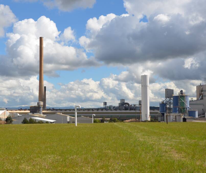 The chimney stacks at the former Hydro aluminium smelter are a long-time feature of the Kurri Kurri skyline.