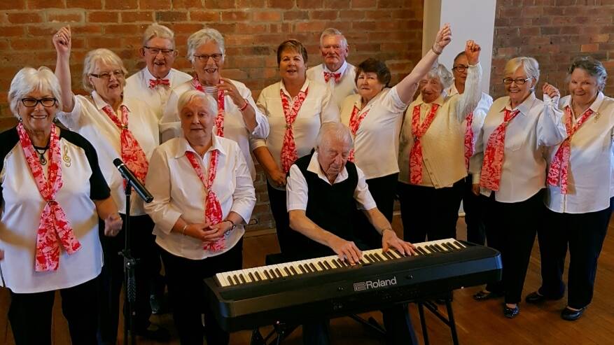 SINGING FOR FUN: The Cessnock Seniors Choir is excited about their upcoming performance at Cessnock Performing Arts Centre on April 4.