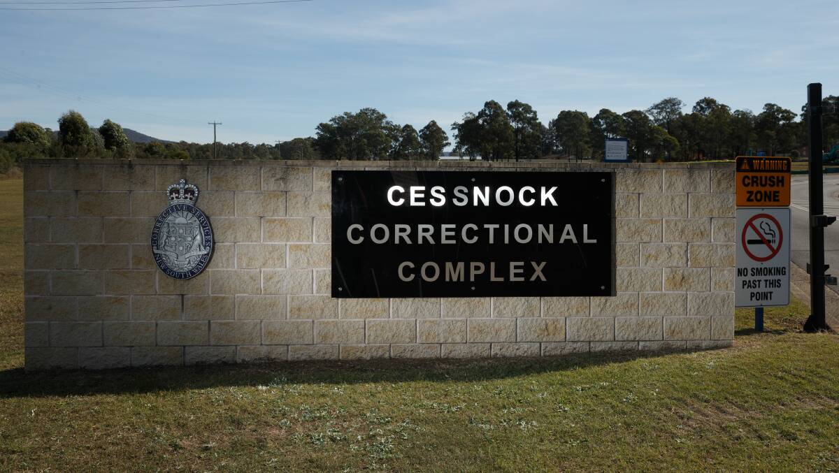 STILL OPEN: Cessnock Correctional Centre's Lindsay Street entrance.