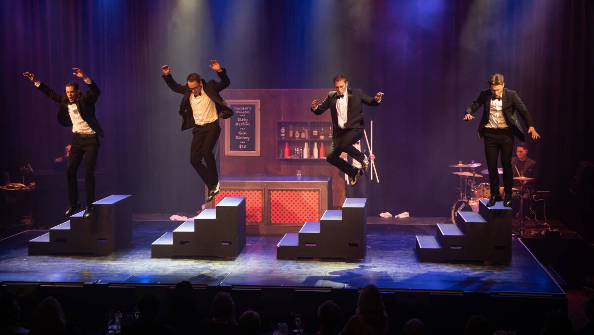 OLD-SCHOOL COOL: The Tap Pack will appear at Cessnock Performing Arts Centre on June 30.