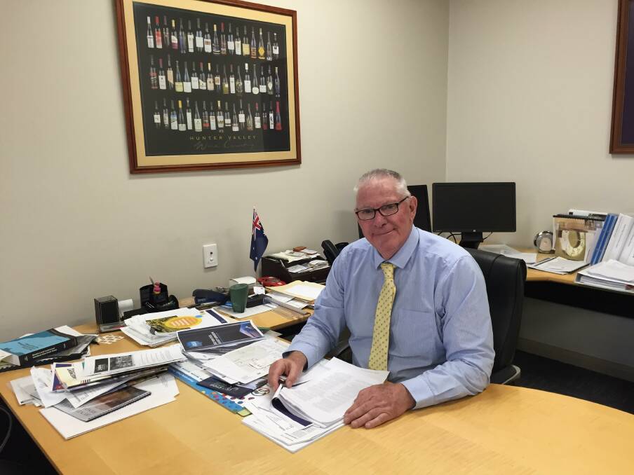 ACHIEVEMENT: Bob Pynsent says he is proud to have helped bring stability to Cessnock City Council during his time as mayor.