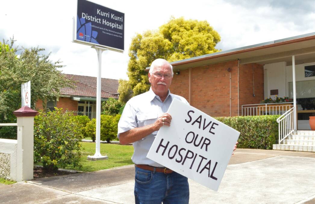 BATTLE AHEAD: Cessnock councillor Rod Doherty fears Kurri Kurri Hospital will lose a number of services when the new Maitland Hospital opens in 2022. Picture: Krystal Sellars