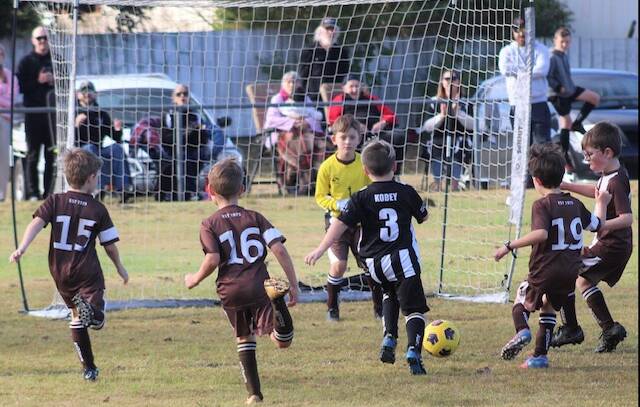 Weston Junior Football Club in action at Varty Park. Pictures: Samantha Tama