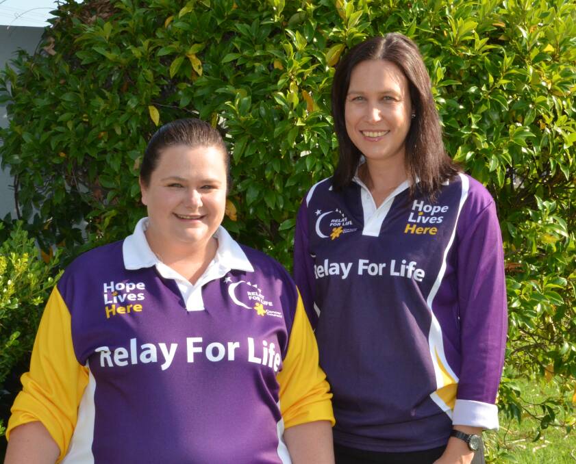LEADERS: Cessnock Relay For Life co-chairs for 2018, Stephanie Ekert and Marlie Caban, are excited about the year ahead. Picture: Krystal Sellars
