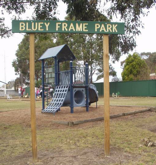 HISTORIC LINKS: Bluey Frame Park was named after the former Weston fire brigade captain Edward John 'Bluey' Frame.