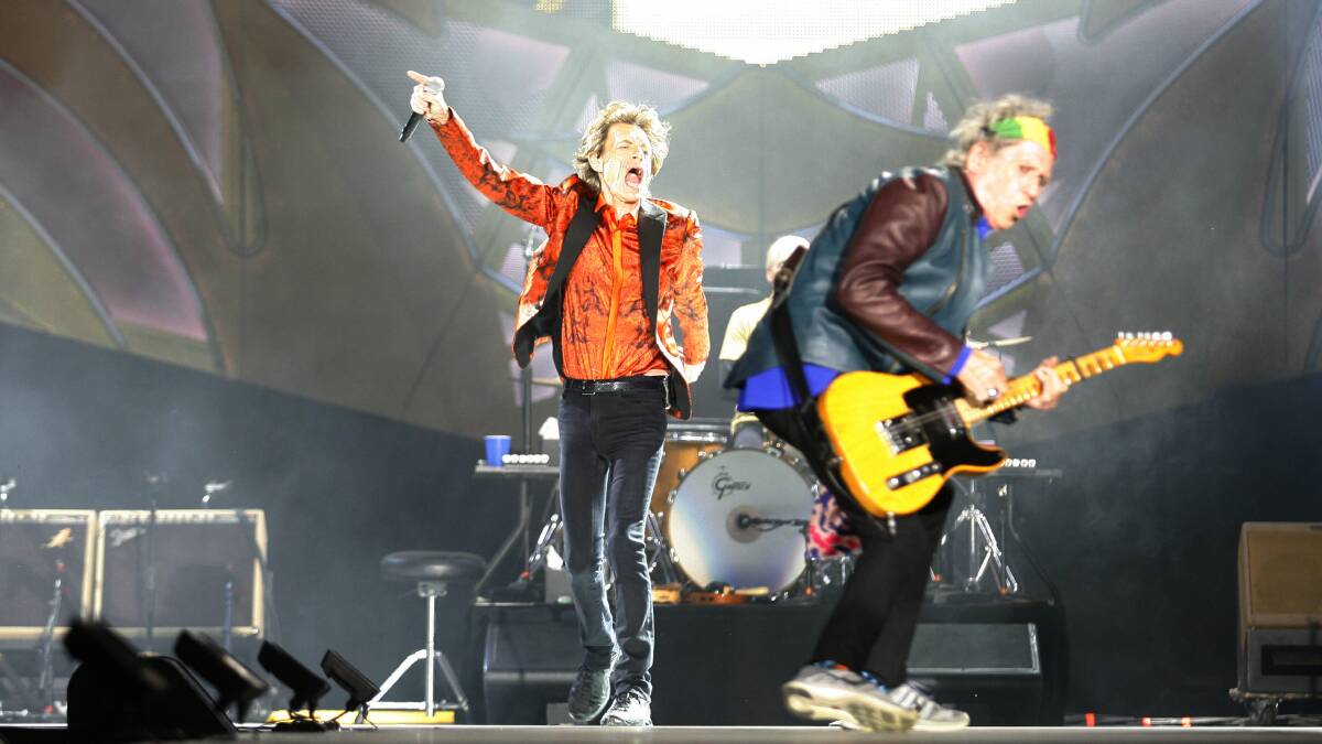 Satisfaction: The Rolling Stones played at Hope Estate in November 2014, after Bruce Springsteen 'raved about it'. Picture: Peter Stoop 