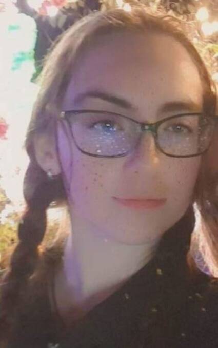 Sophia Holden is missing. Picture supplied 