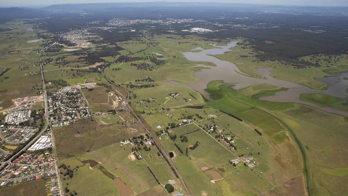 Aerial view of part of the Kurri site