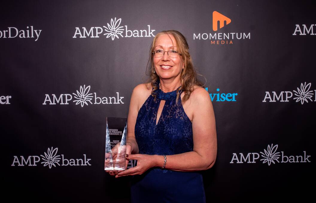 INDUSTRY RECOGNITION: Simone Palfreyman was named "Accountant of the Year" in the 2019 Women in Finance Awards.