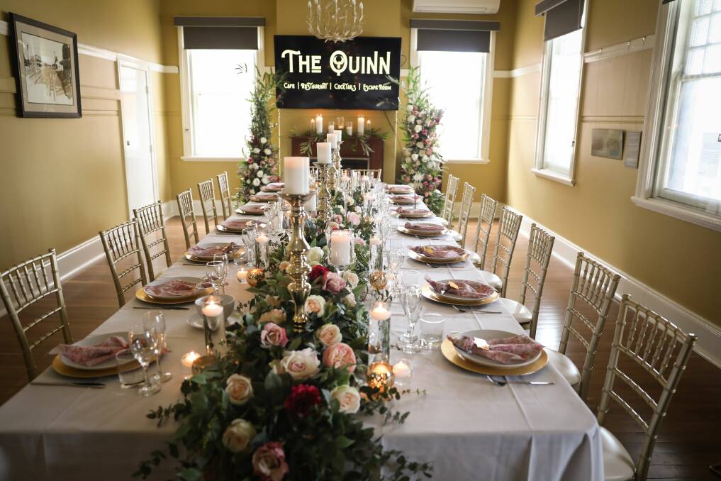 OPTIONS: The Quinn will also be available for function and wedding hire.
