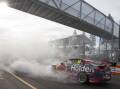 WINNER: Jamie Whincup has won an unprecedented seventh Supercars title after Scott McLaughlin's championship dream turned to ruin during an epic finale in Newcastle. Picture: Mark Horsburgh 