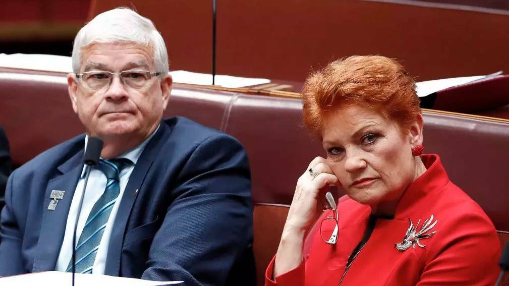 Brian Burston left Pauline Hanson and One Nation over the party's position on company tax cuts. Photo: Alex Ellinghausen