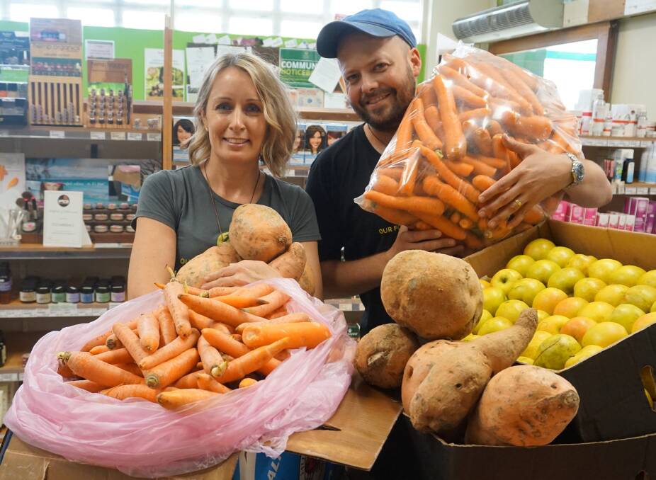 HELPING HAND: Organic Feast general manager Sue Ferguson and wholesale manager Joe Stuart. 