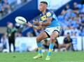 ON THE MOVE: Will Smith playing NRL for the Gold Coast Titans earlier this year. Picture: Getty Images