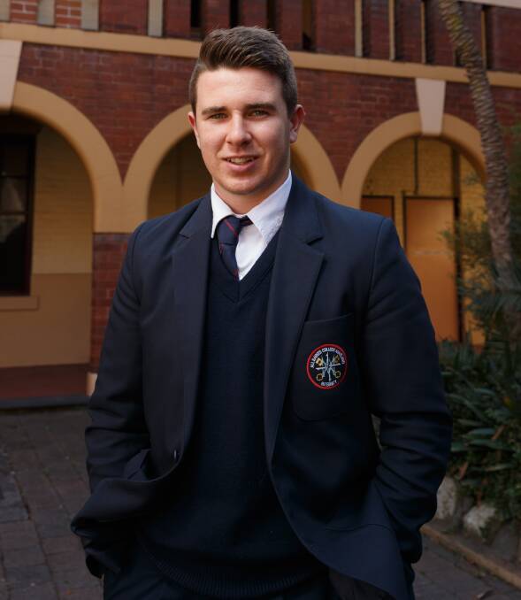 SCHOOL DAYS: Madden when he was a student at St Mary's Maitland. 
