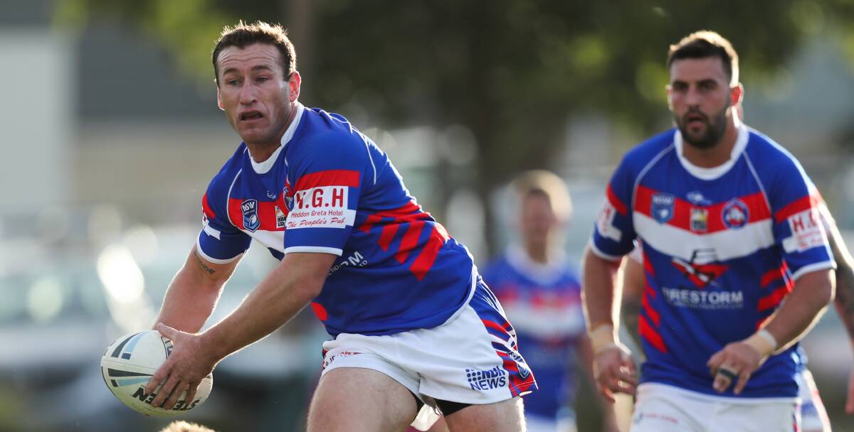 OPPORTUNIST: Kurri halfback Sam Wooden scored a 60 metre try to help set up a 12-0 lead for the Bulldogs. 
